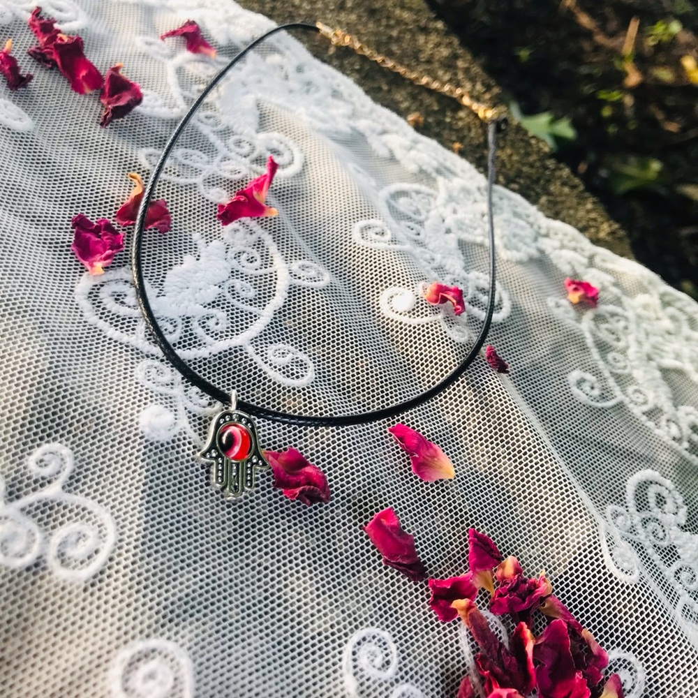 Handcrafted hamsa 🪬 protection amulet necklaces